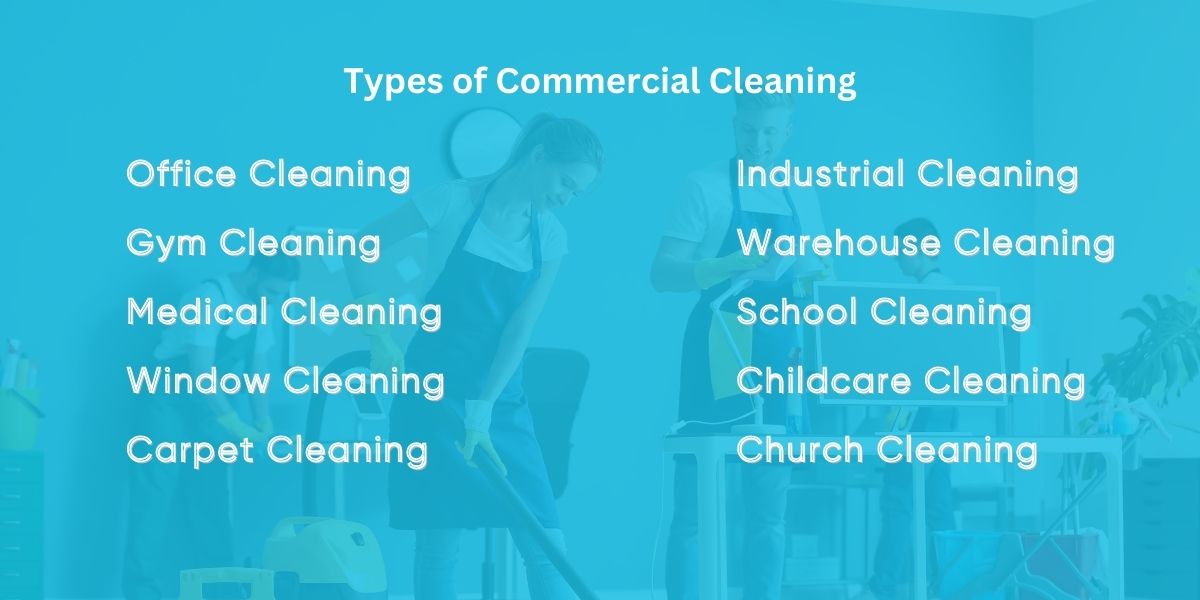 Different types of commercial cleaning services