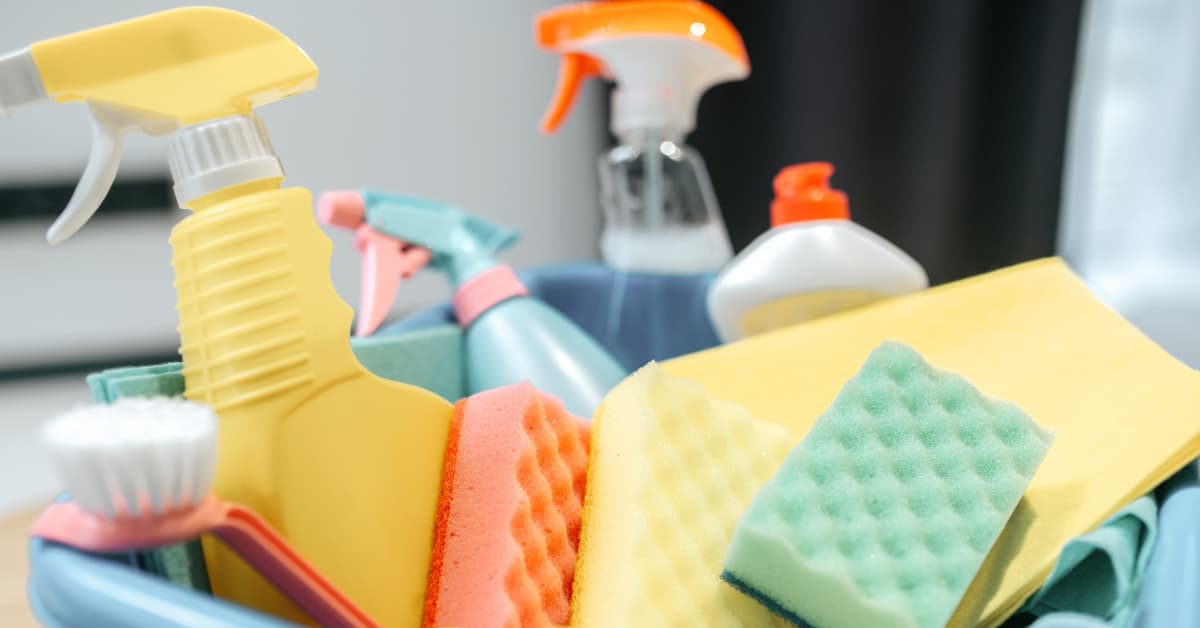 Childcare cleaning supplies