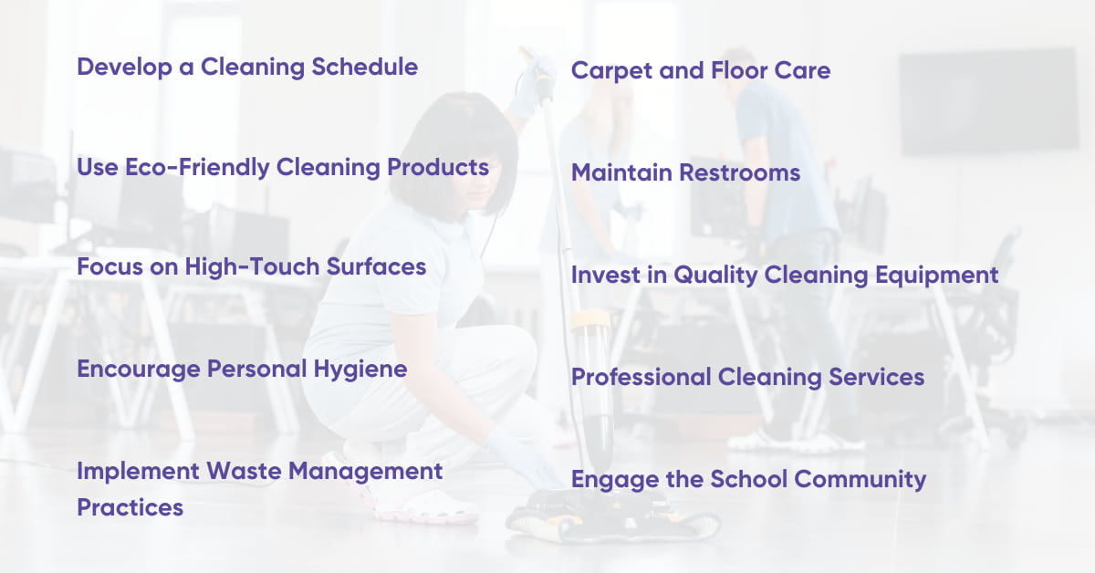 Tips for School Cleaning